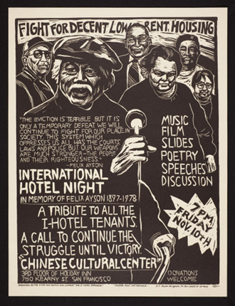 Fight for decent low rent housing, Kearny Street Workshop Archives