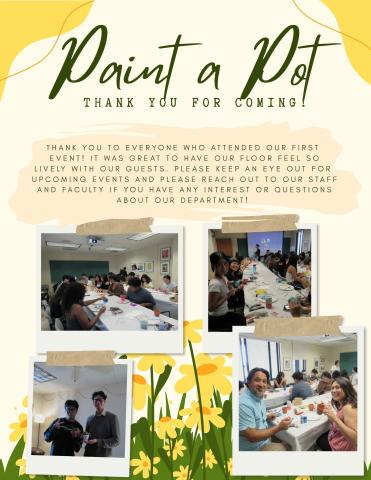 First Department Event of Fall 2025